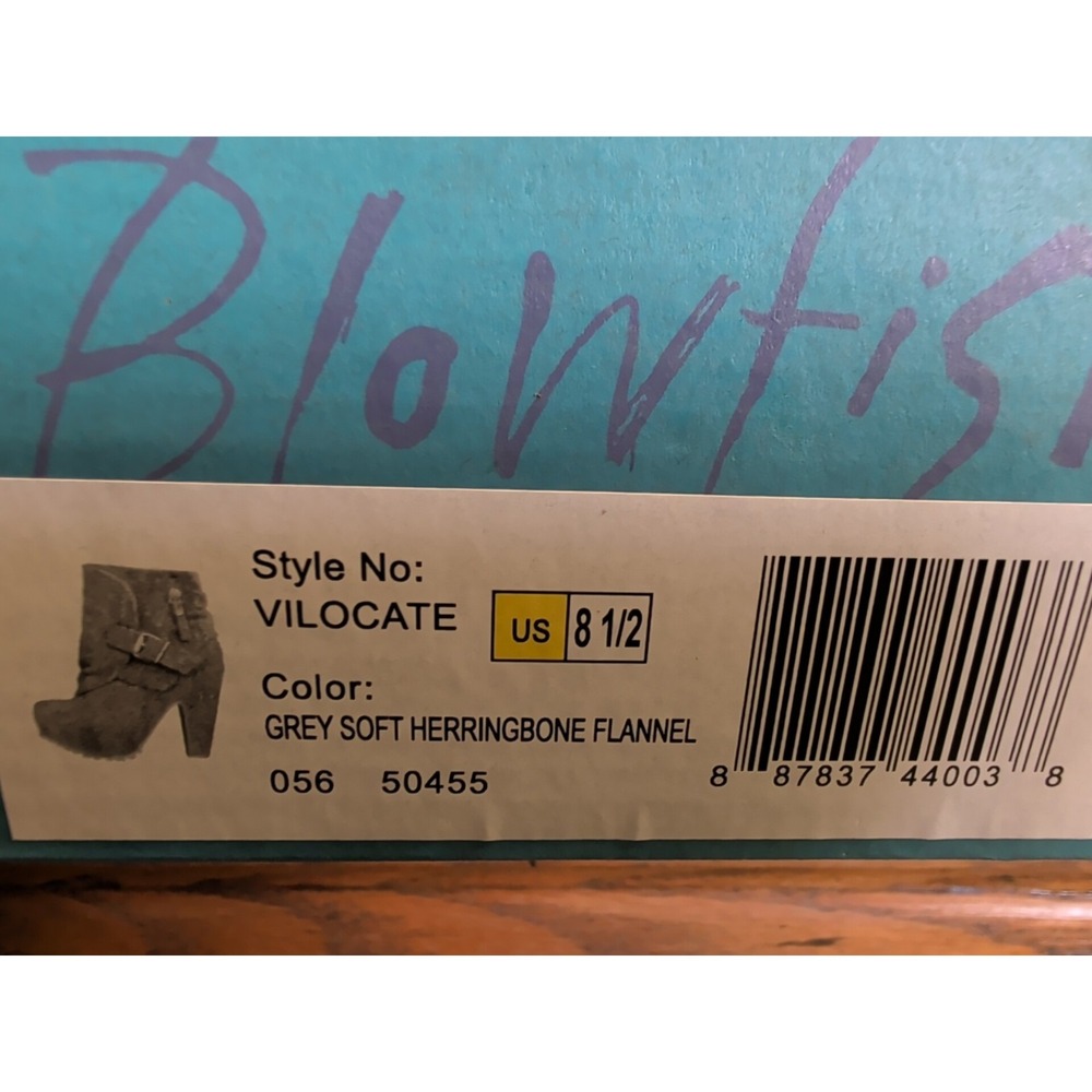 Blowfish Malibu Women's Vilocate Bootie Grey 4" Heel Fashion Boot Size 8.5 EUC - Picture 10 of 10